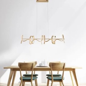 Leuchten Direkt 19033-60 - LED Dimmelhető csillár zsinóron CURLS LED/40,8W/230V