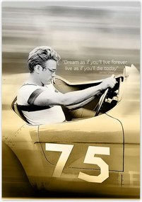 Poszterek 70x100 James Dean az autóban