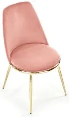 K-460 étkezőszék rózsaszín arany