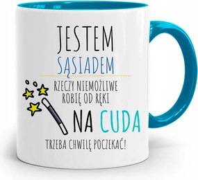 Szomszédnak Kék Ajándék Bögre fényképes nyomtatással