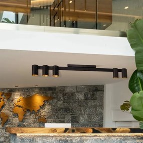 Spotlámpa MARIBEL 5xGU10/10W/230V fekete