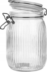 Befőttes Üveg Befőttesüveg Csipesz Csattal Légmentesen Záródó Tartály Kerek Wek 950 ml