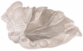 Beton madáretető Leaf, szürke , 21 x 17 x 9 cm