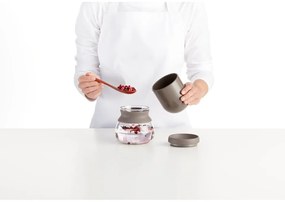 Világosbarna üveg teáskanna szűrővel 500 ml – Lékué