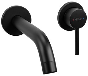 Rea Owen, rejtett mosdócsaptelep + BOX rögzítőrendszer, fekete matt, REA-B5332