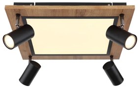 Globo 67306D2 - ULLA LED spotlámpa 4xGU10/5W + LED/24W/230V