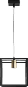 Casper függőlámpa fekete 120x22x22 cm Leen Bakker
