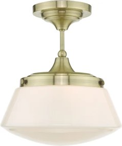 Där Lighting CAD0175 -Fürdőszobai felületre szerelhető csillár CADEN 1xE27/60W/230V IP44 sárgaréz