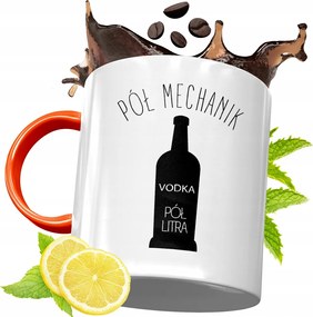 Narancssárga Bögre Szerelőnek Tökéletes Ajándék fényképes nyomtatással