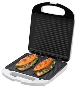HOME HGP4 panini szendvicssütő, 1200 W, nagy sütőfelület, tapadásmentes, jelzőfények