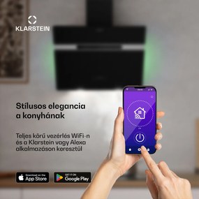 Klarstein Alina páraelszívó, 60 cm, Okos, 600 m³/h, Csendes, EEK A