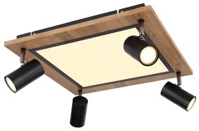 Globo 67306D2 - ULLA LED spotlámpa 4xGU10/5W + LED/24W/230V