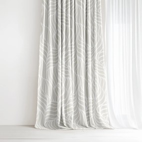 Goldea dekor függöny luca - bézs vonalak 280x150 cm