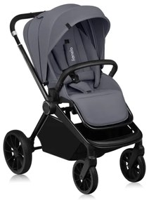 Lionelo - MIKA PLUS 2 az 1-ben kombinált babakocsi Grey Stone