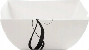 Porcelán tál, fehér Basics Breeze, 24 cm