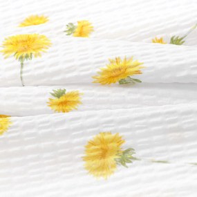 Goldea krepp párnahuzat - pitypangok 40 x 40 cm