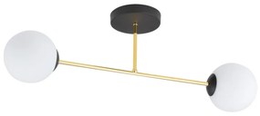 EMIBIG 1233-2 MAGNUM Glamour Mennyezeti Lámpa Fehér, Fekete, Arany E14 IP20