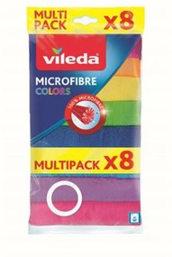 Törlőkendő, mikroszállal, VILEDA Colors (KHTV51)