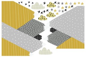 Giant Kid Sticker Scandinavian Mountains Henrika falmatrica - Ambiance