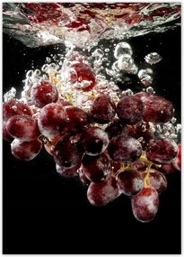 Poszterek 50x70 Sötét szőlő a vízben