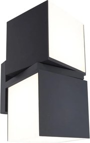 LUTEC 5193808118 CUBA Modern Kültéri Fali Lámpa Antracit LED IP44