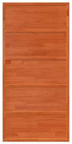 viaszbarna tömör fenyőfa istálló stílusú ajtó 100x208 cm