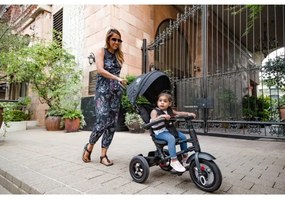 QPlay - Gyermek tricikli 3in1 RITO AIR fekete