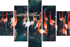 Flamingók csordája (150x105 cm)