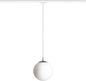 RENDL LUNA 25 háromáramkörös sínre opálüveg/króm 230V LED E27 15W