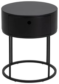 COLUM fekete éjjeli szekrény