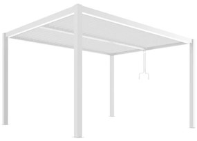 LUXE pergola 3x4m fehér LED világítással