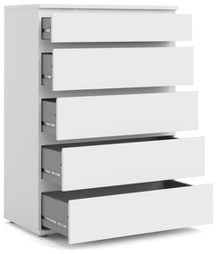 Fehér magas komód 77x107 cm Nova – Tvilum
