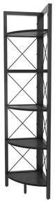 könyvespolc Remo - Black
