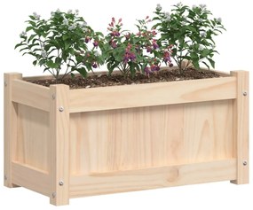 tömör fenyőfa virágláda 60x31x31 cm