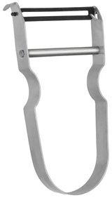 Rozsdamentes acél hámozó, hossz 11 cm - Metaltex