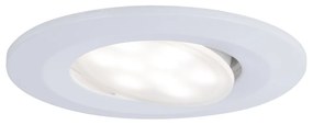 Paulmann 99930 Calla fürdőszobai beépíthető lámpa, kerek, fényerőszabályozható, billenthető, fehér, 4000K természetes fehér, beépített LED, 560 lm, IP65