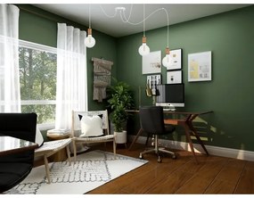 Csillár zsinóron MIROS 3xE27/60W/230V pók fehér/réz