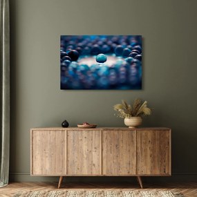 Festés - Kék golyók (90x60 cm)