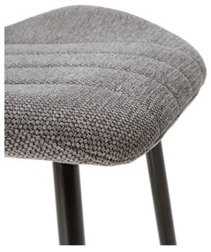Szürke bárszék szett 2 db-os (ülésmagasság 65 cm) Muli – Marckeric
