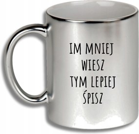 Ezüst Bögre Ajándék Különböző Alkalmakra, Minél Kevesebbet Tudsz