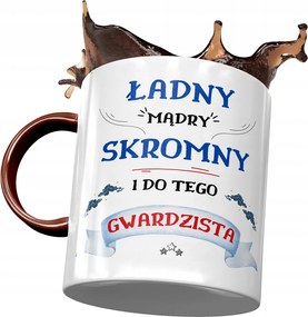 Bordó Bögre Gárdista Szép Okos Szerény Nyomtatott Fotóval