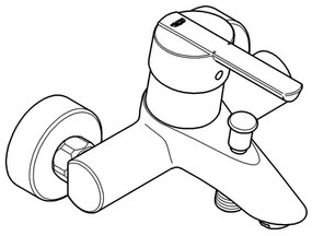 GROHE 32269000 - FEEL DN 15 kádcsaptelep, fényes króm