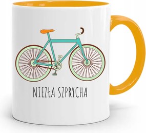 Sárga Bögre Vicces Szép Küllő nyomott mintával