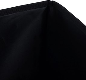 Összecsukható tároló doboz, szürke/fekete, DETER