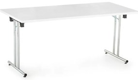 Impress összecsukható asztal 160 x 80 cm, fehér