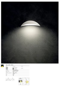 Redo 90236 - PALMA LED kültéri fali lámpatest/18W/230V IP54 barna