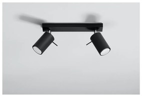 Fekete spotlámpa 8x30 cm Etna – Sollux