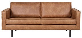 Rodeo barna kanapé, újrahasznosított bőrhuzattal, 190 cm - BePureHome