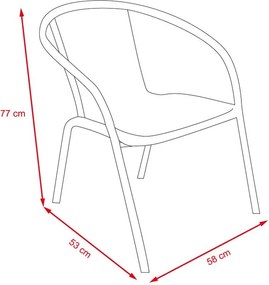 Avenberg Monza 6-részes kerti bútor szett