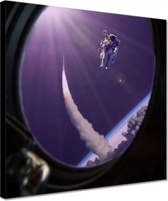 Vászonkép 30x30 Űrhajó ablak